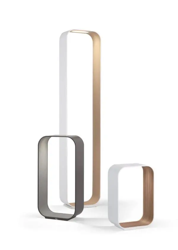 PABLO - MOYENNE LAMPE CONTOUR NOIR ET BOIS FONCÉ – Image 4