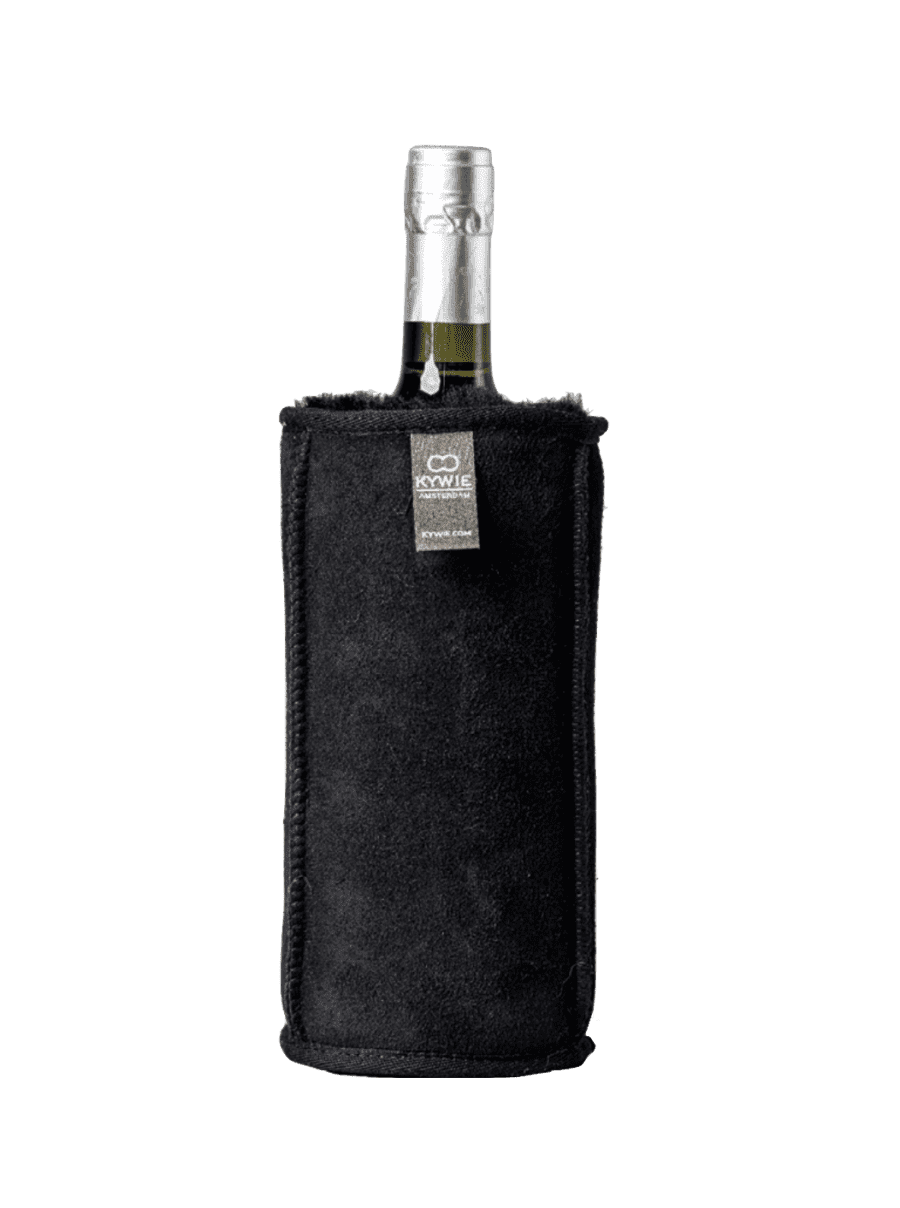 KYWIE - RAFRAICHISSEUR DE BOUTEILLE DE VIN - BLACK SUEDE