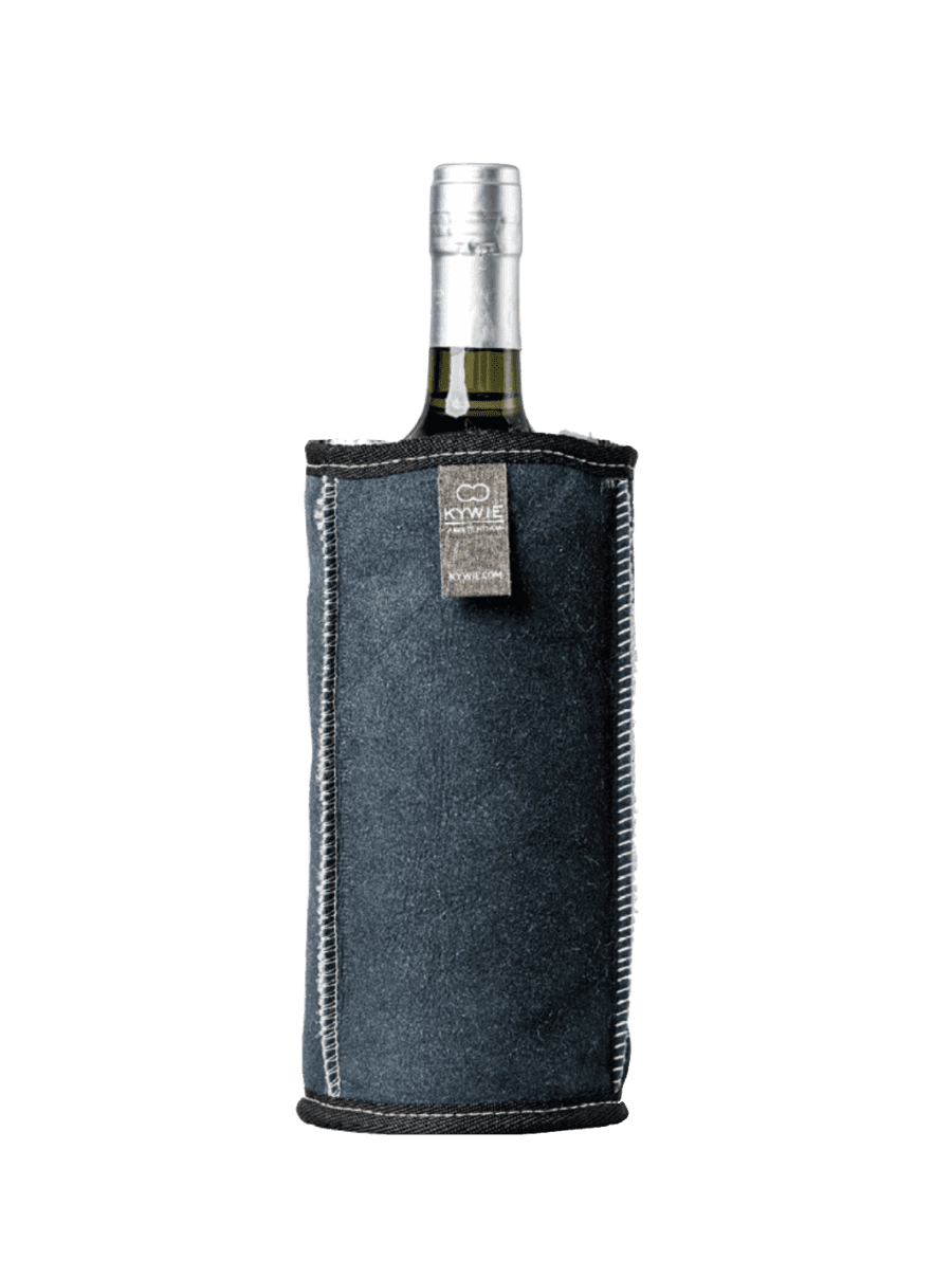KYWIE - RAFRAICHISSEUR DE BOUTEILLE DE VIN - DENIM SUEDE
