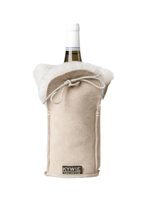 KYWIE - RAFRAICHISSEUR A CHAMPAGNE - BEIGE SUEDE