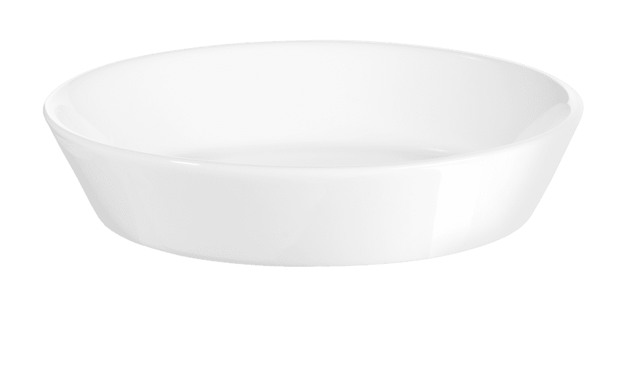 ASA - PETIT PLAT A GRATIN ROUND BLANC