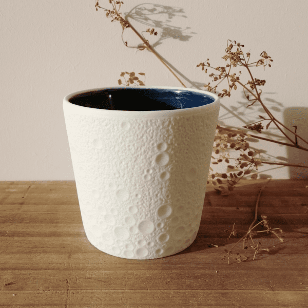 SUBTILE HOME - GRANDE TASSE BUCOLIQUE - GRAVURE BULLES BLEU OCEAN – Image 2