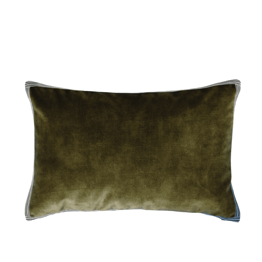 coussin casamance vert olive